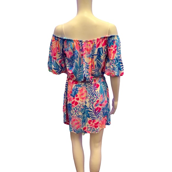 Lilly Pulitzer Samia Romper, like new, size M - Picture 2 of 4